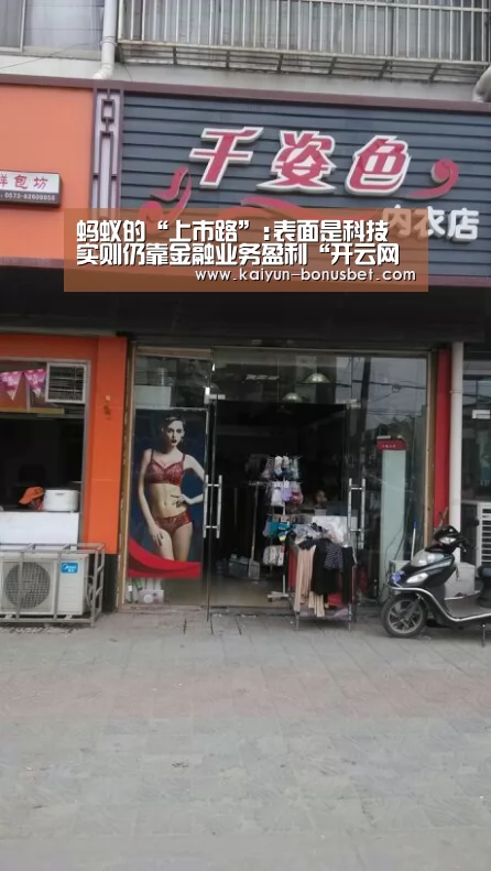 蚂蚁的“上市路”:表面是科技 实则仍靠金融业务盈利“开云网站”(图1) 开云赛事